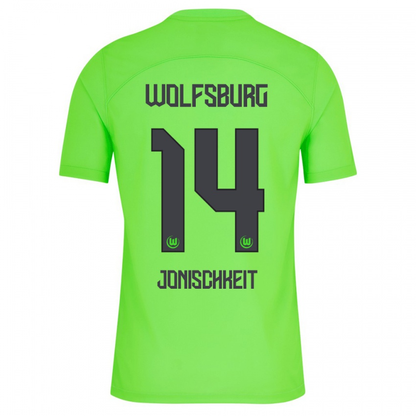 Criança Camisola Jamal Jonischkeit #14 Verde Principal 2023/24 Camisa Brasil