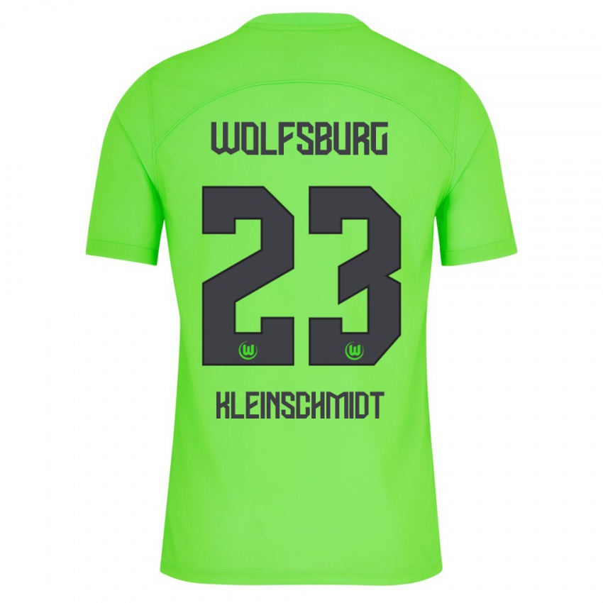 Criança Camisola Max Kleinschmidt #23 Verde Principal 2023/24 Camisa Brasil