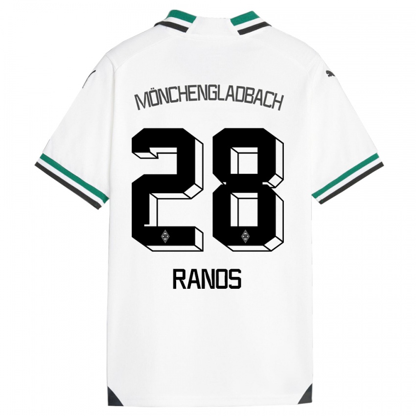 Criança Camisola Grant-Leon Ranos #28 Branco Verde Principal 2023/24 Camisa Brasil