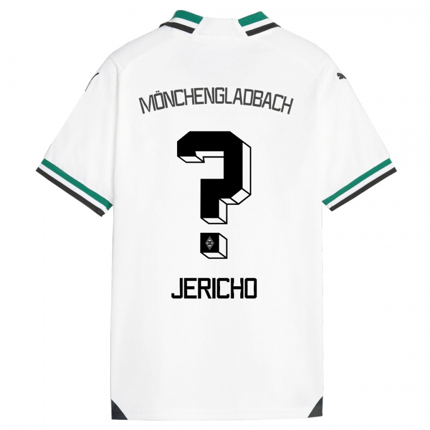 Criança Camisola Aidan Jericho #0 Branco Verde Principal 2023/24 Camisa Brasil