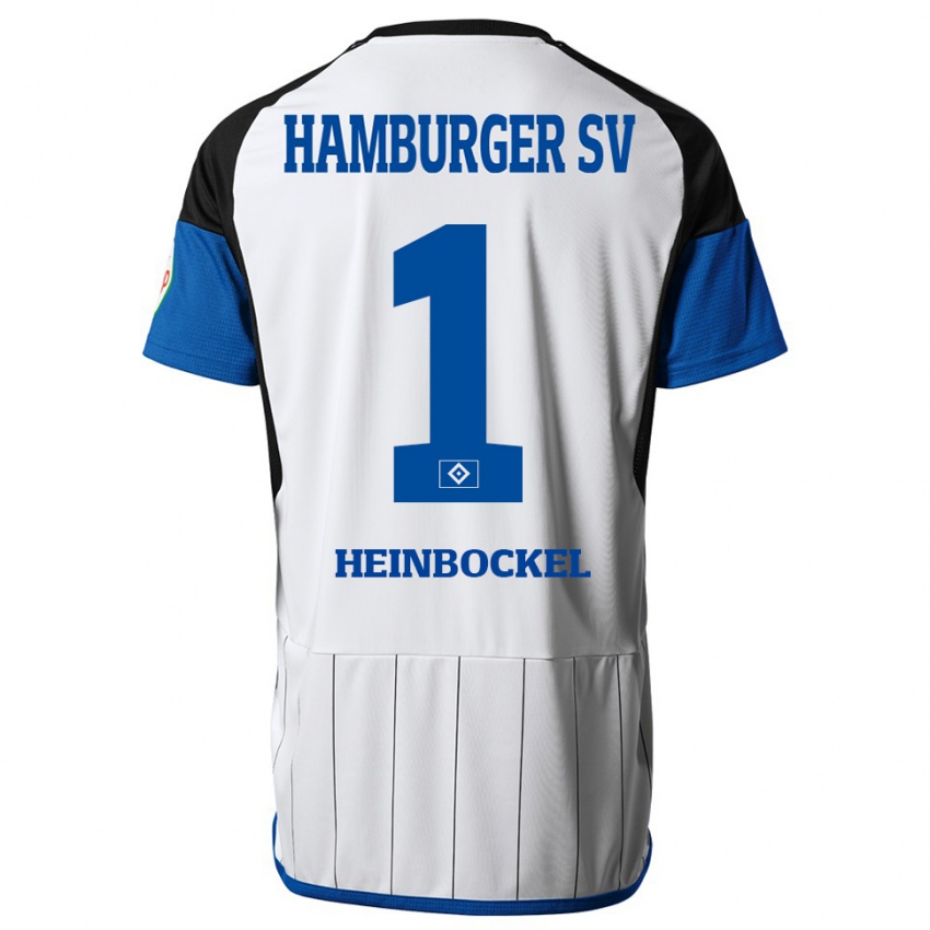 Criança Camisola Simon Heinbockel #1 Branco Principal 2023/24 Camisa Brasil