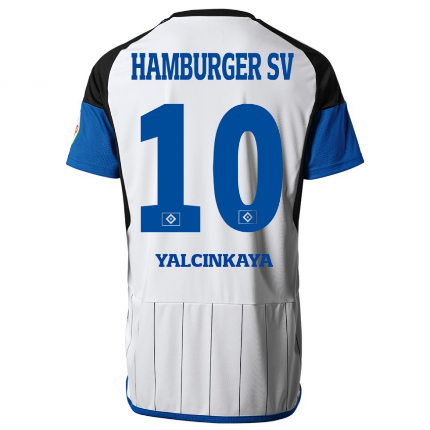 Criança Camisola Bilal Yalcinkaya #10 Branco Principal 2023/24 Camisa Brasil