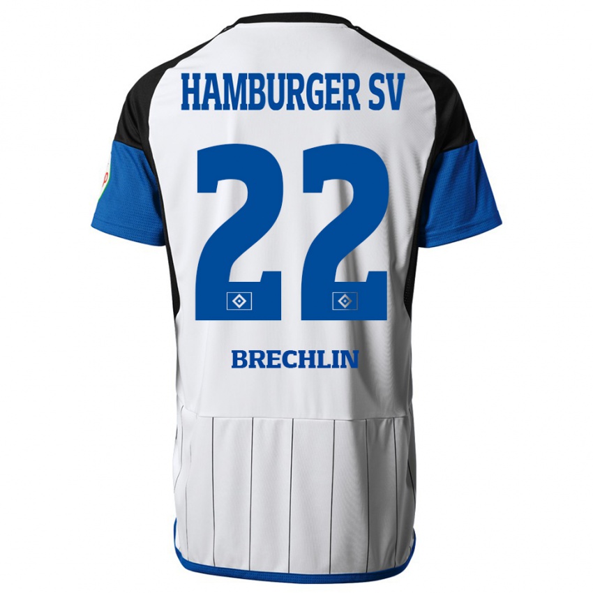 Criança Camisola Bjarne Brechlin #22 Branco Principal 2023/24 Camisa Brasil