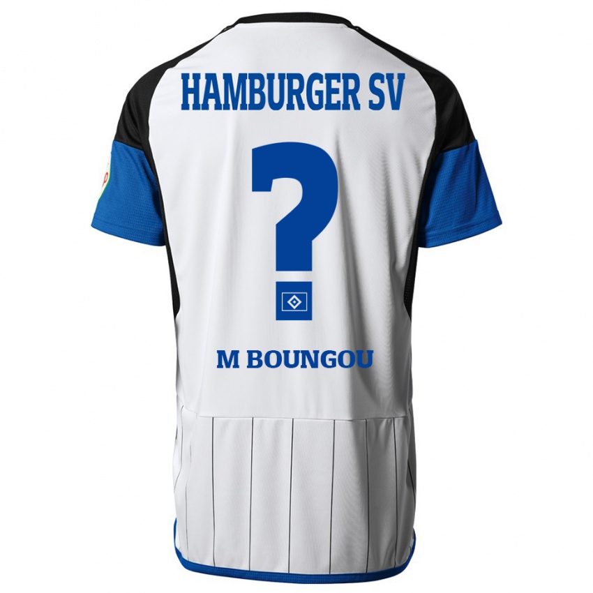 Criança Camisola Edmond Loubongo-M'boungou #0 Branco Principal 2023/24 Camisa Brasil