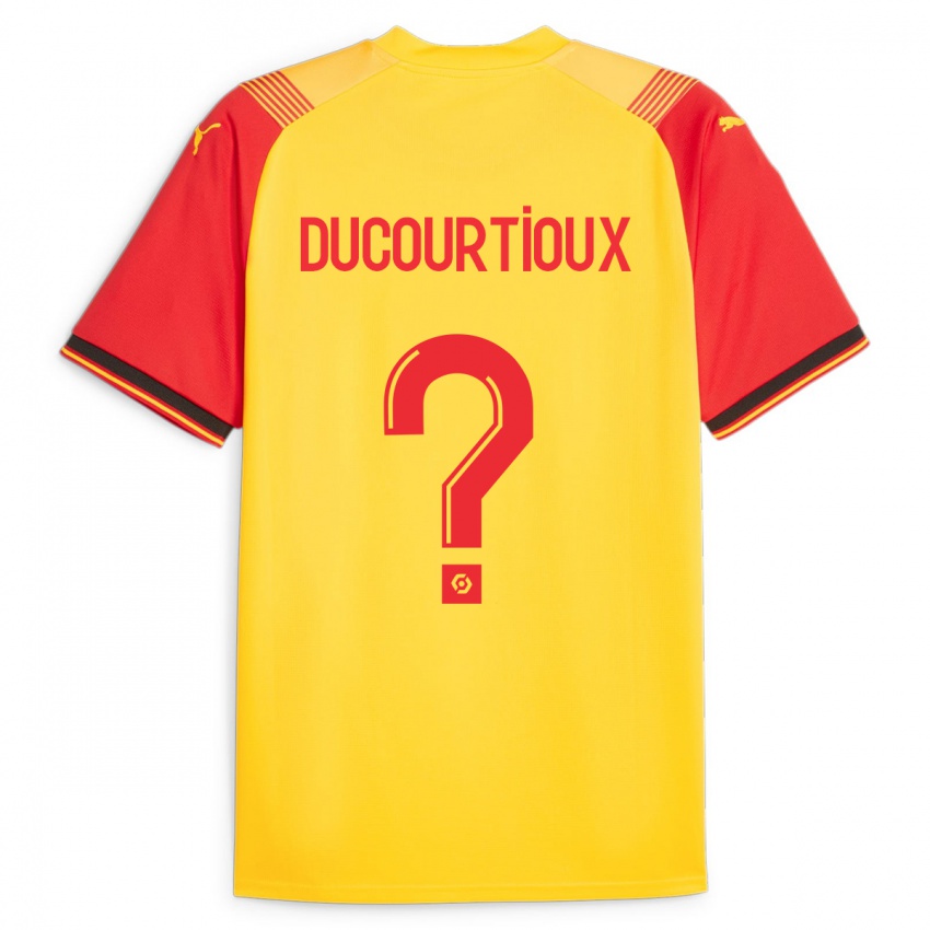 Criança Camisola Ilan Ducourtioux #0 Amarelo Principal 2023/24 Camisa Brasil