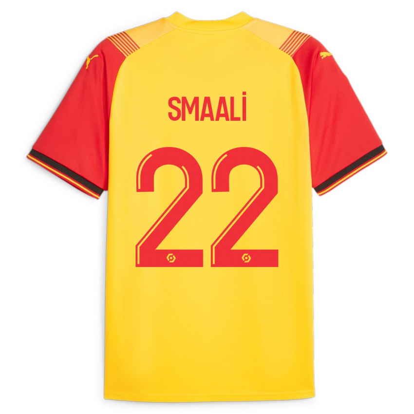 Criança Camisola Emma Smaali #22 Amarelo Principal 2023/24 Camisa Brasil