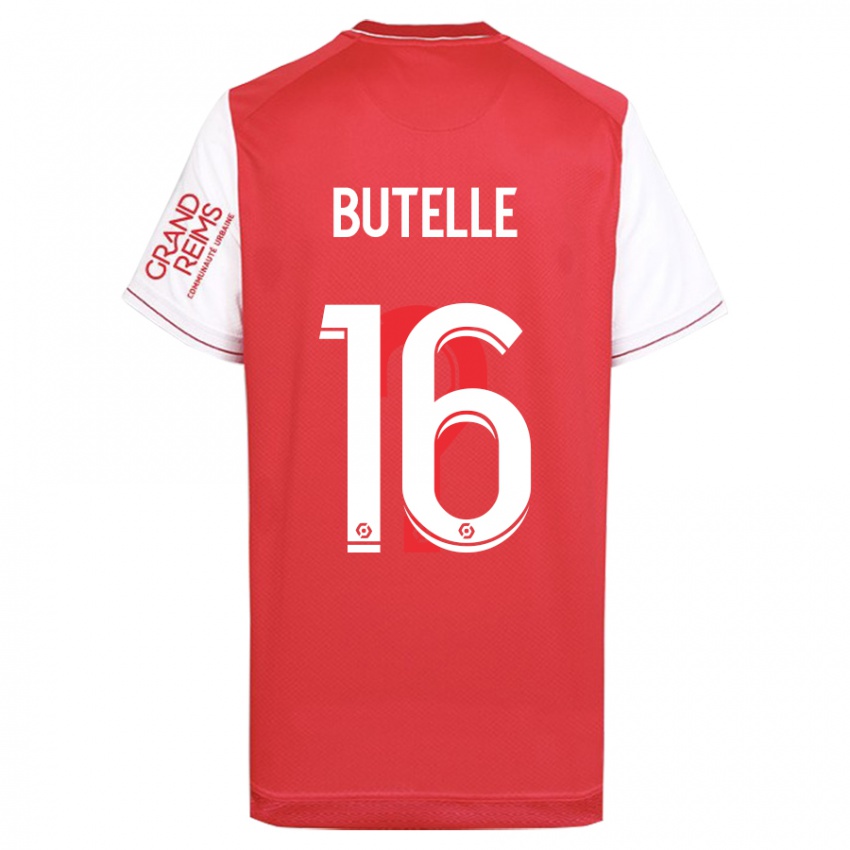 Criança Camisola Ludovic Butelle #16 Vermelho Principal 2023/24 Camisa Brasil