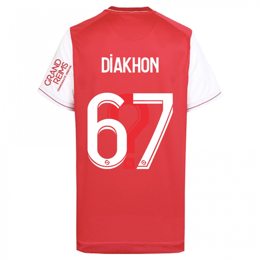 Criança Camisola Mamadou Diakhon #67 Vermelho Principal 2023/24 Camisa Brasil