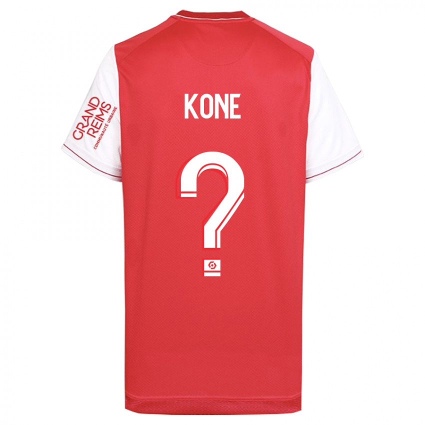 Criança Camisola Abdoul Koné #0 Vermelho Principal 2023/24 Camisa Brasil