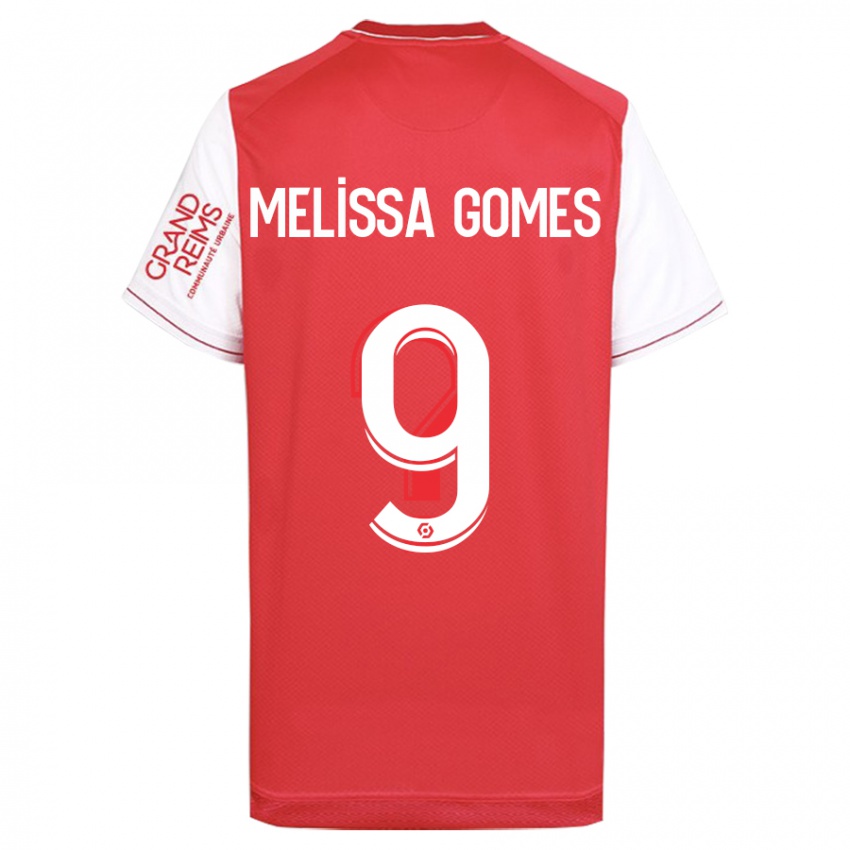 Criança Camisola Melissa Ferreira Gomes #9 Vermelho Principal 2023/24 Camisa Brasil