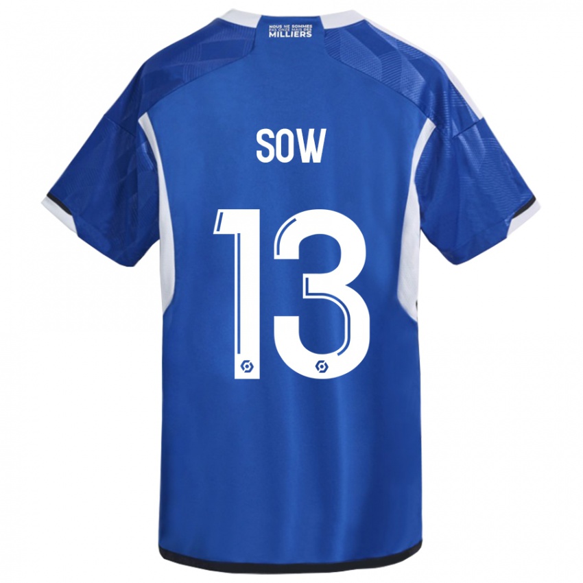 Criança Camisola Saïdou Sow #13 Azul Principal 2023/24 Camisa Brasil