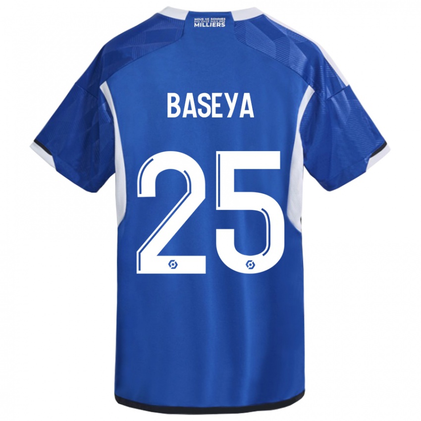 Criança Camisola Steven Baseya #25 Azul Principal 2023/24 Camisa Brasil