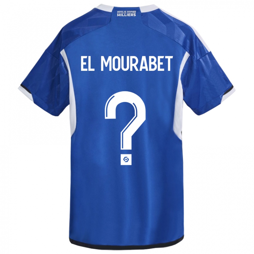 Criança Camisola Samir El Mourabet #0 Azul Principal 2023/24 Camisa Brasil