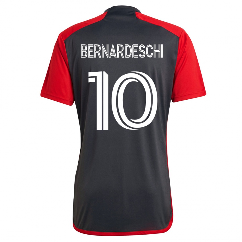 Criança Camisola Federico Bernardeschi #10 Cinza Principal 2023/24 Camisa Brasil