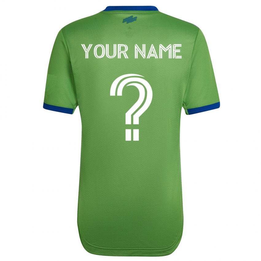 Criança Camisola Seu Nome #0 Verde Principal 2023/24 Camisa Brasil