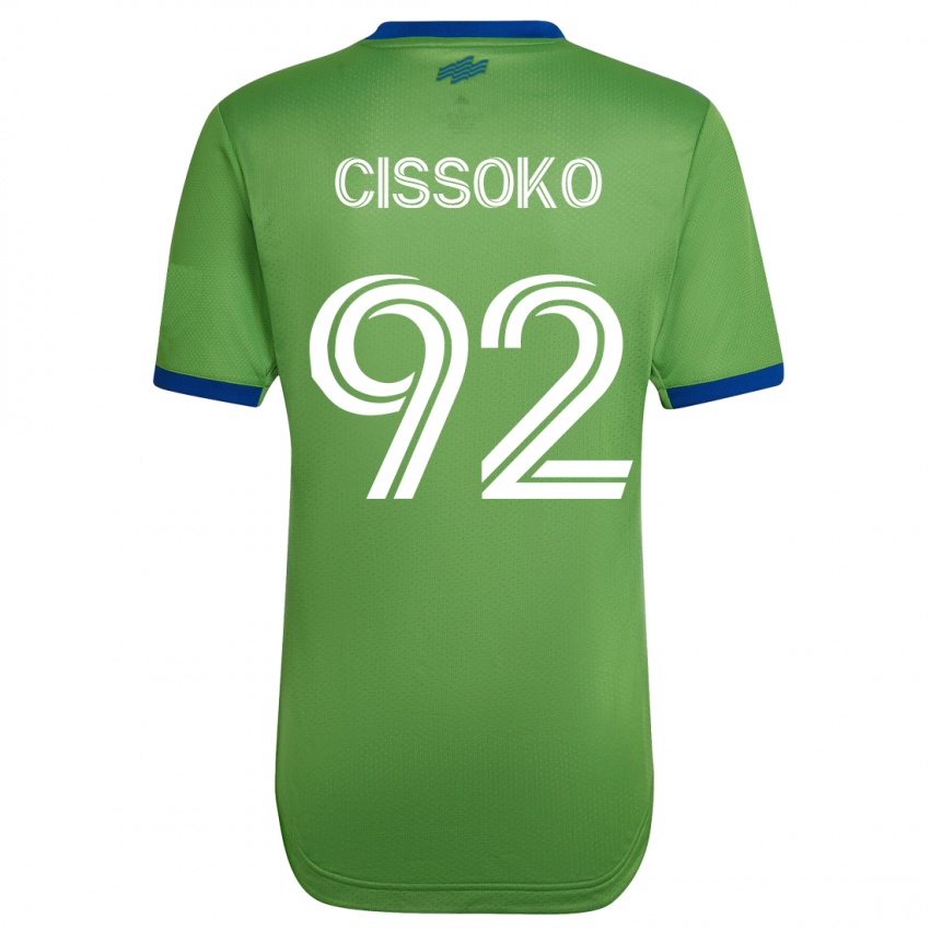 Criança Camisola Abdoulaye Cissoko #92 Verde Principal 2023/24 Camisa Brasil