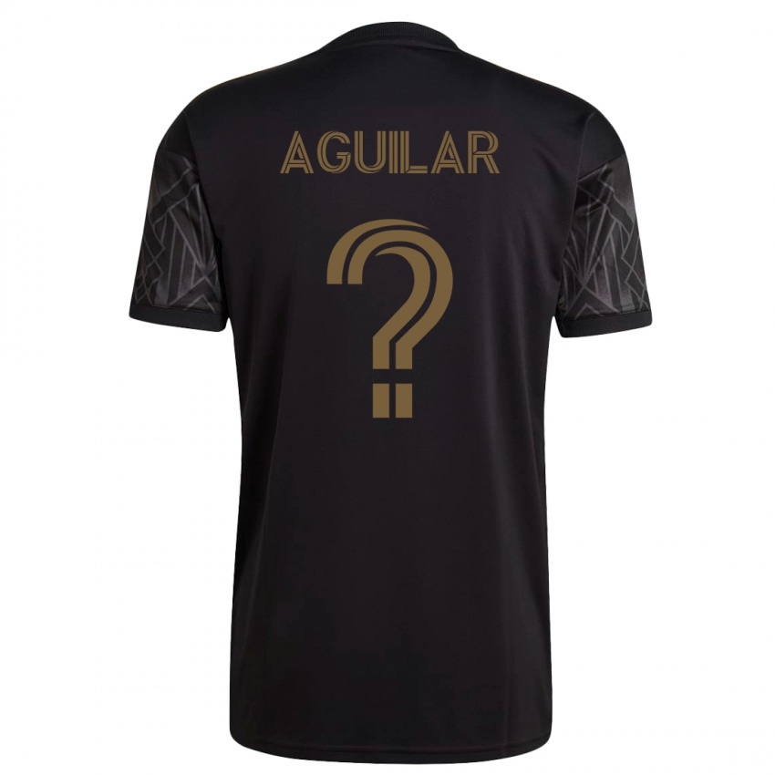 Criança Camisola Adrián Aguilar #0 Preto Principal 2023/24 Camisa Brasil