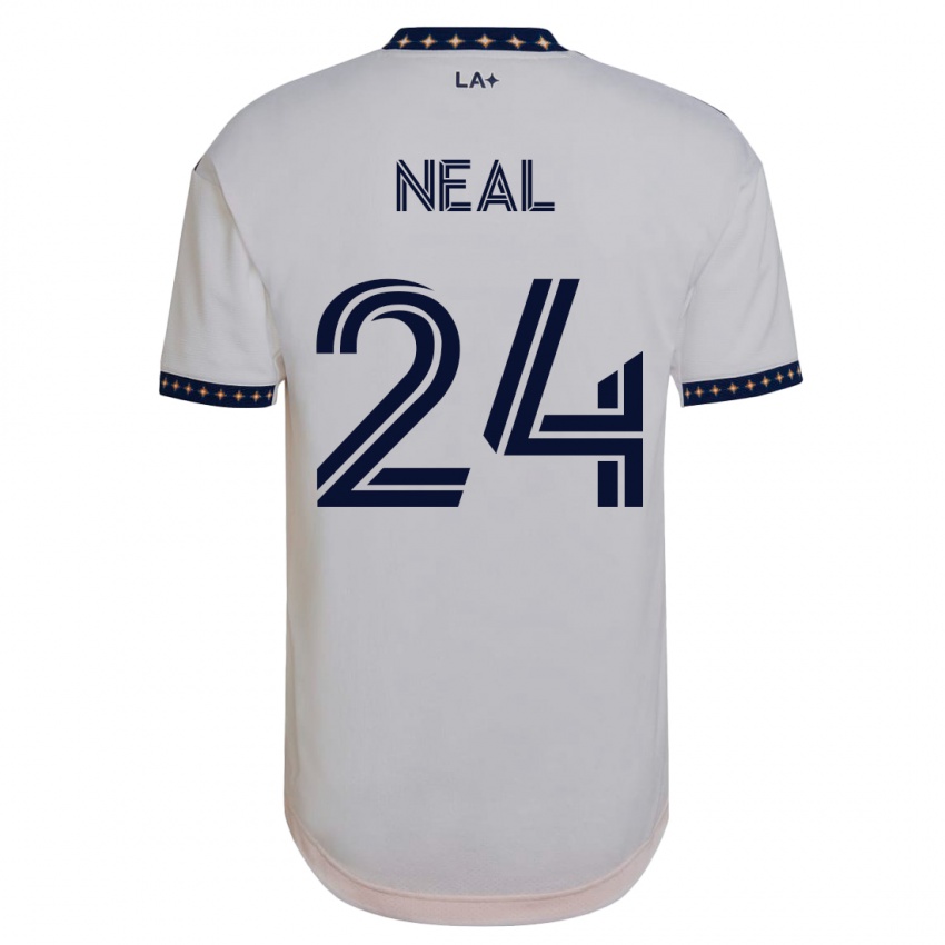 Criança Camisola Jalen Neal #24 Branco Principal 2023/24 Camisa Brasil