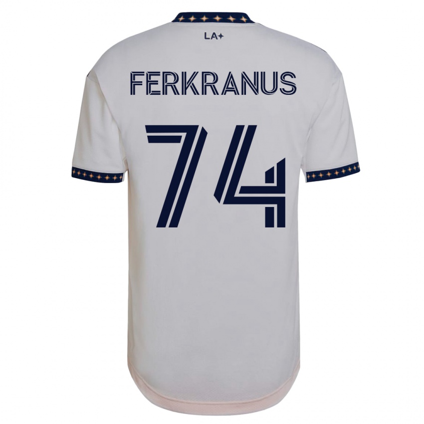 Criança Camisola Marcus Ferkranus #74 Branco Principal 2023/24 Camisa Brasil