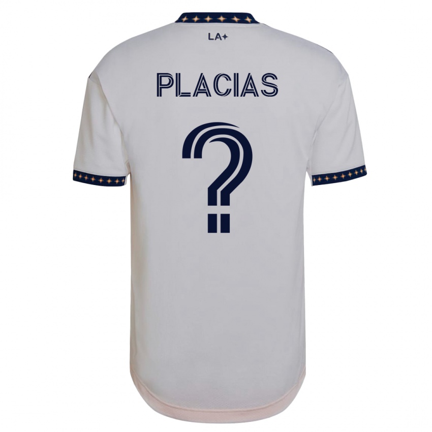 Criança Camisola Julian Placias #0 Branco Principal 2023/24 Camisa Brasil