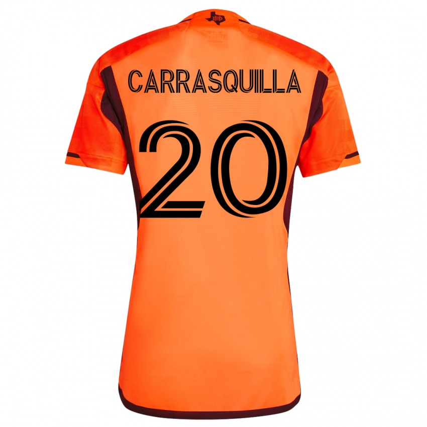 Criança Camisola Adalberto Carrasquilla #20 Laranja Principal 2023/24 Camisa Brasil