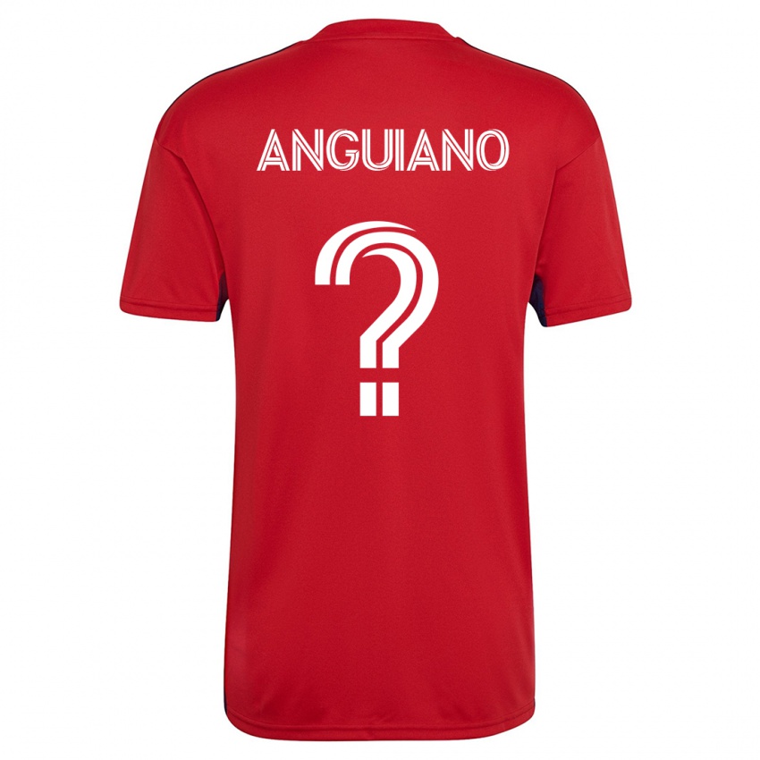 Criança Camisola Adrian Anguiano #0 Vermelho Principal 2023/24 Camisa Brasil