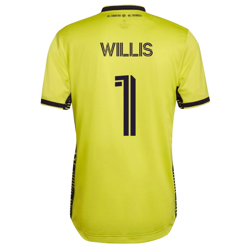 Criança Camisola Joe Willis #1 Amarelo Principal 2023/24 Camisa Brasil