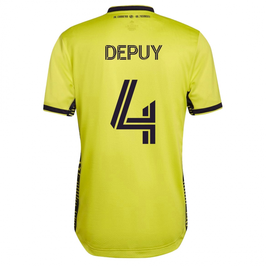 Criança Camisola Nick Depuy #4 Amarelo Principal 2023/24 Camisa Brasil