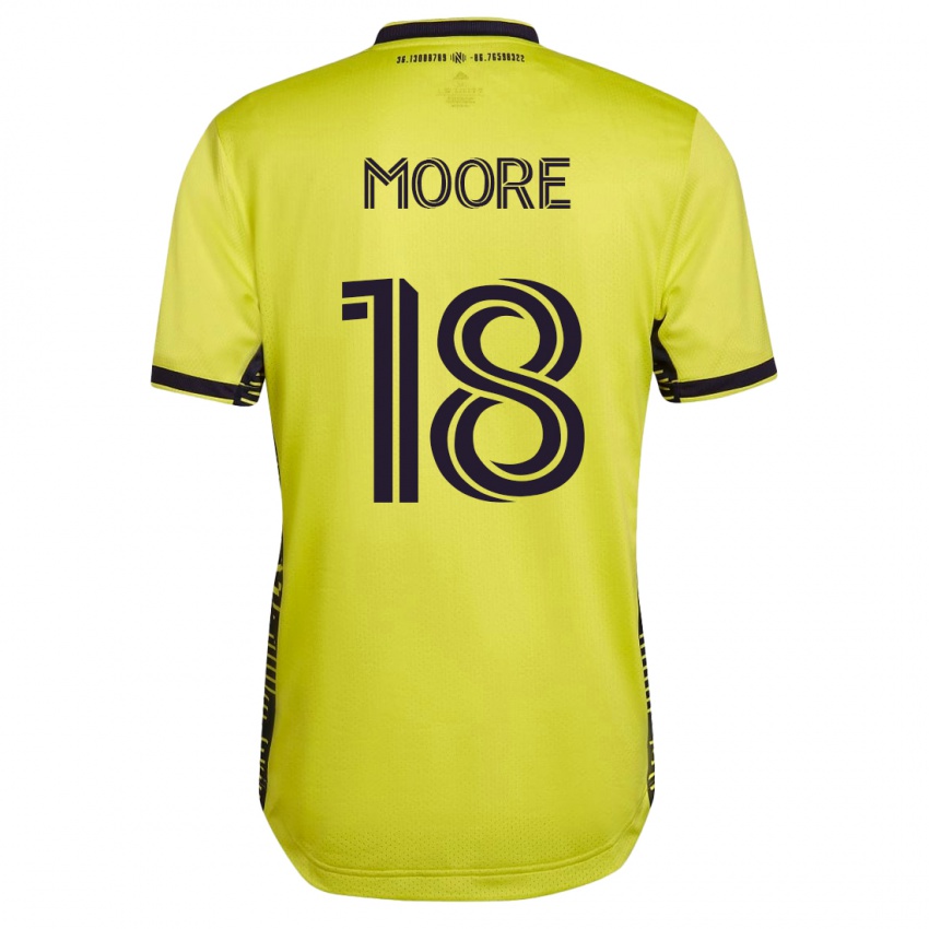 Criança Camisola Shaq Moore #18 Amarelo Principal 2023/24 Camisa Brasil