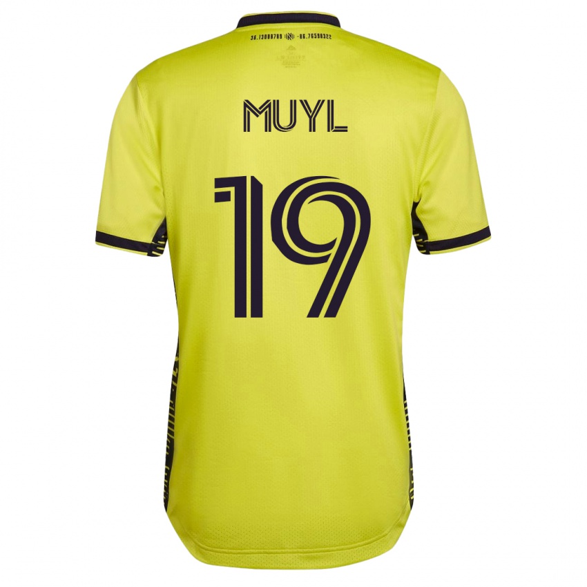 Criança Camisola Alex Muyl #19 Amarelo Principal 2023/24 Camisa Brasil