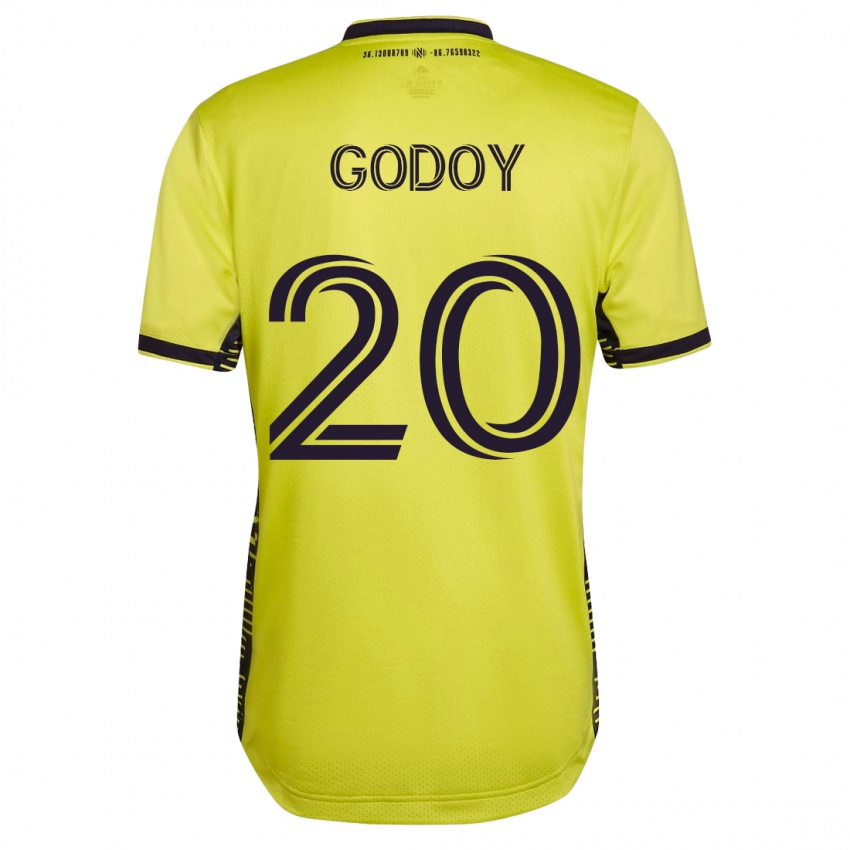 Criança Camisola Aníbal Godoy #20 Amarelo Principal 2023/24 Camisa Brasil