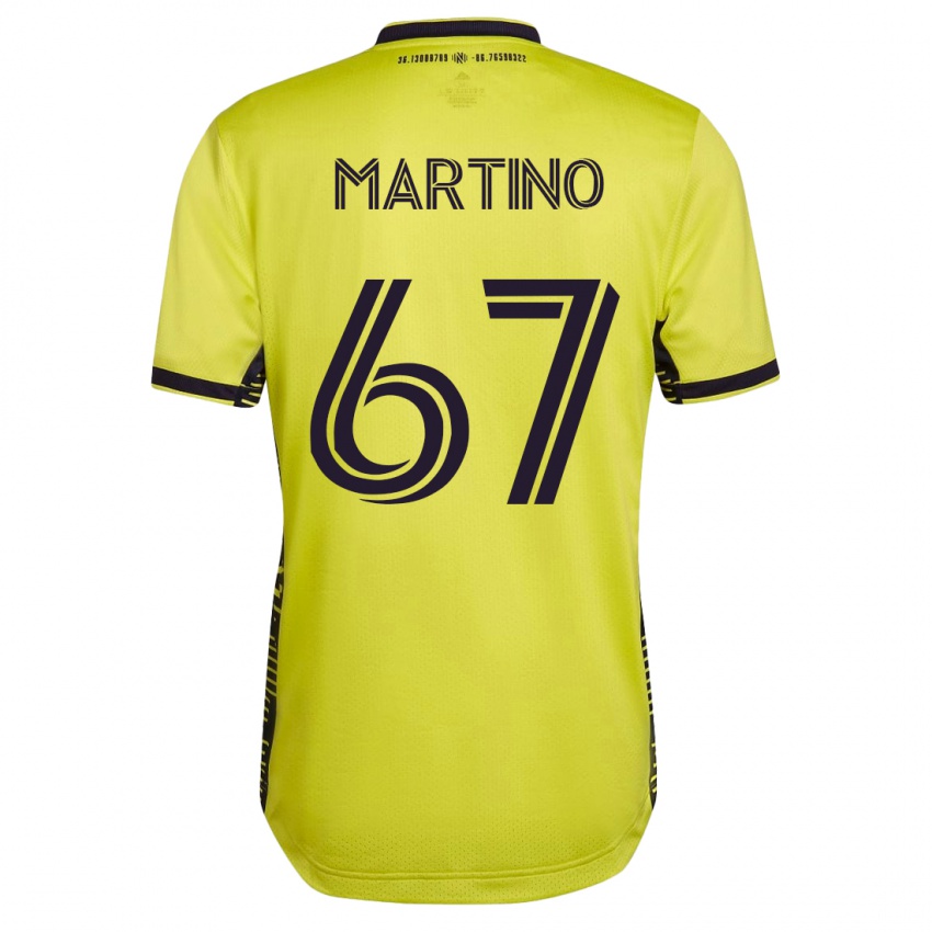 Criança Camisola Ben Martino #67 Amarelo Principal 2023/24 Camisa Brasil