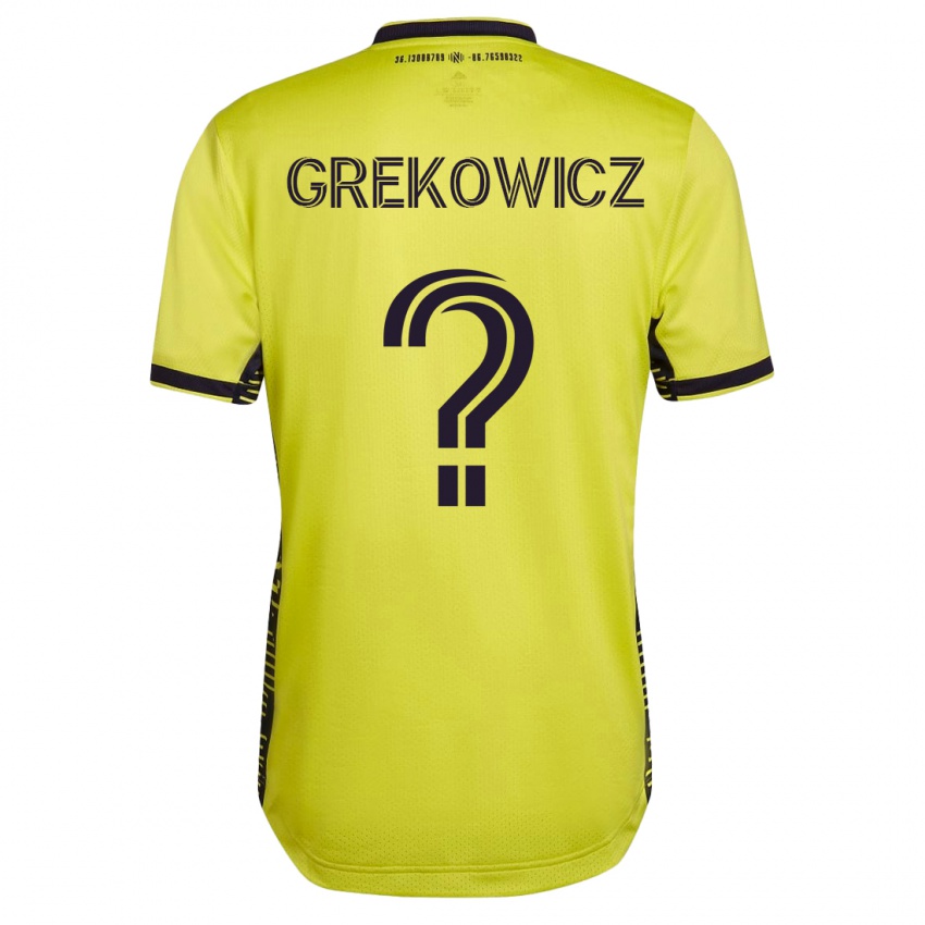 Criança Camisola Jacob Grekowicz #0 Amarelo Principal 2023/24 Camisa Brasil