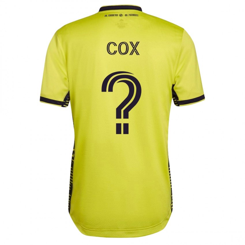 Criança Camisola Justin Cox #0 Amarelo Principal 2023/24 Camisa Brasil