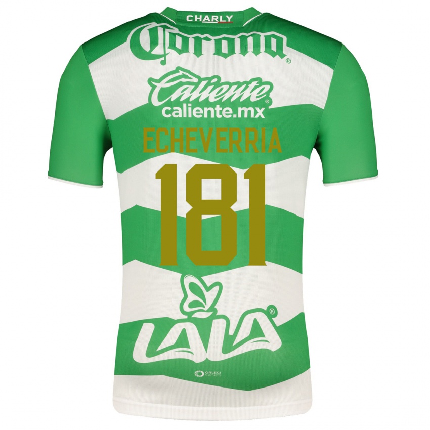 Criança Camisola Emmanuel Echeverría #181 Verde Principal 2023/24 Camisa Brasil