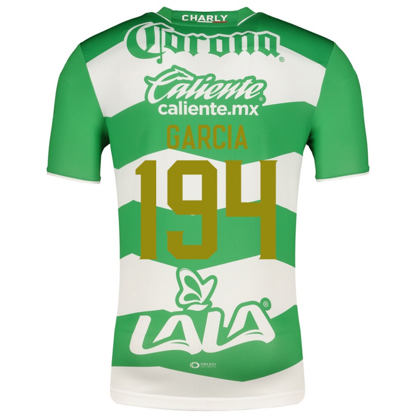 Criança Camisola Anthony García #194 Verde Principal 2023/24 Camisa Brasil