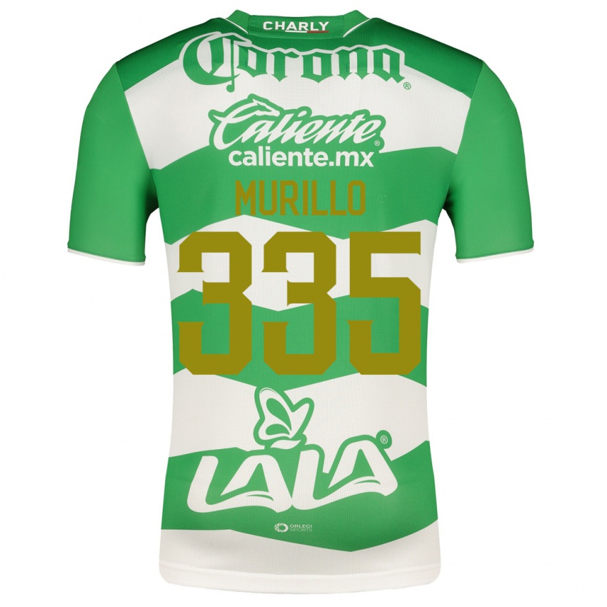 Criança Camisola Doryan Murillo #335 Verde Principal 2023/24 Camisa Brasil