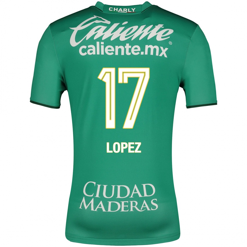 Criança Camisola Nicolas Lopez #17 Verde Principal 2023/24 Camisa Brasil