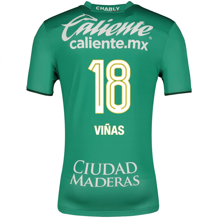 Criança Camisola Federico Vinas #18 Verde Principal 2023/24 Camisa Brasil