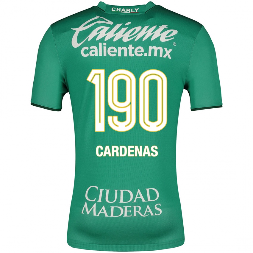 Criança Camisola Emilio Cárdenas #190 Verde Principal 2023/24 Camisa Brasil