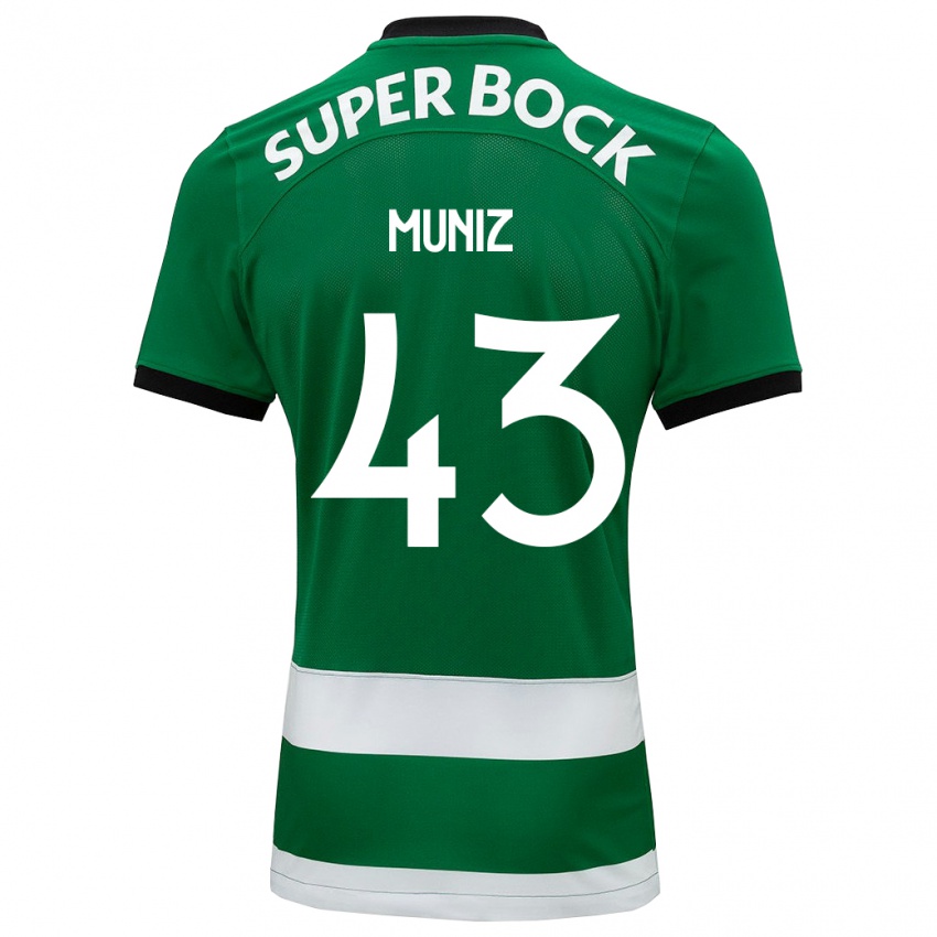 Criança Camisola João Muniz #43 Verde Principal 2023/24 Camisa Brasil
