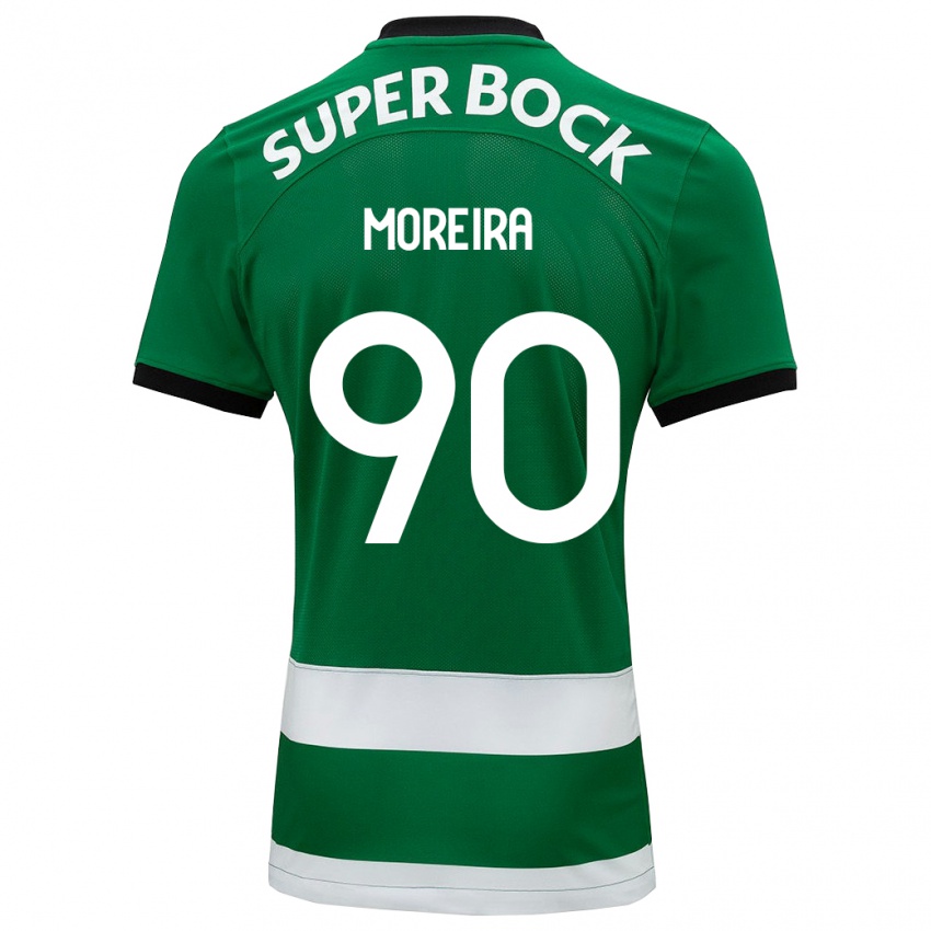 Criança Camisola Afonso Moreira #90 Verde Principal 2023/24 Camisa Brasil