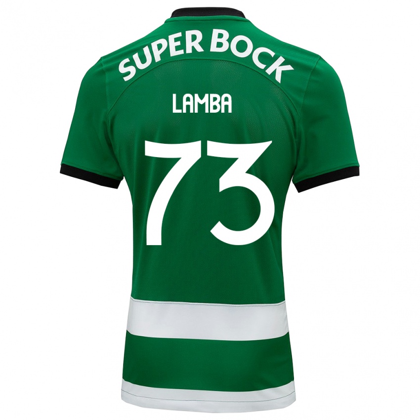 Criança Camisola Chico Lamba #73 Verde Principal 2023/24 Camisa Brasil