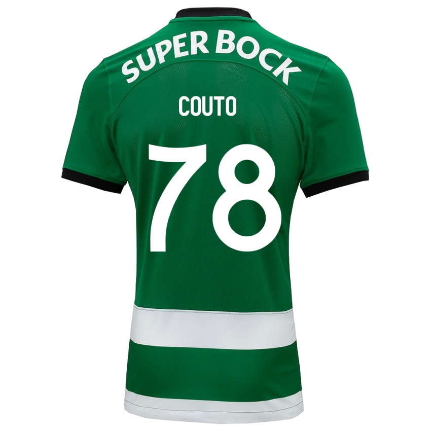 Criança Camisola Mauro Couto #78 Verde Principal 2023/24 Camisa Brasil