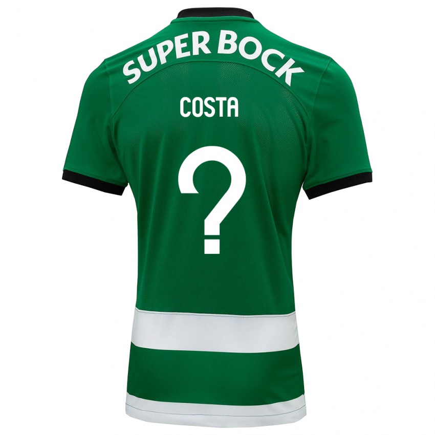 Criança Camisola Daniel Costa #0 Verde Principal 2023/24 Camisa Brasil