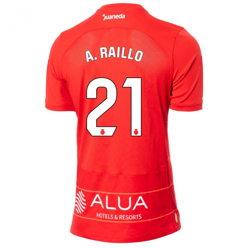 Criança Camisola Antonio Raíllo #21 Vermelho Principal 2023/24 Camisa Brasil