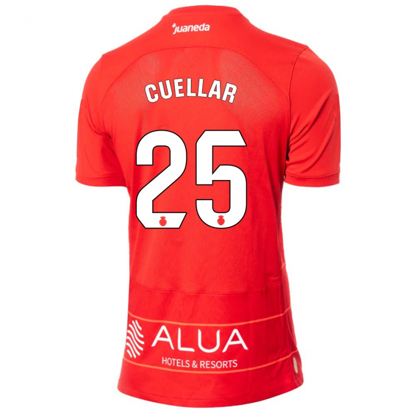 Criança Camisola Iván Cuéllar #25 Vermelho Principal 2023/24 Camisa Brasil