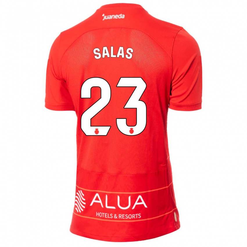 Criança Camisola Jan Salas #23 Vermelho Principal 2023/24 Camisa Brasil