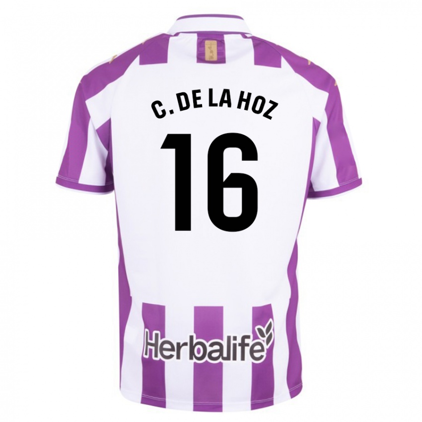 Criança Camisola César De La Hoz #16 Roxo Principal 2023/24 Camisa Brasil