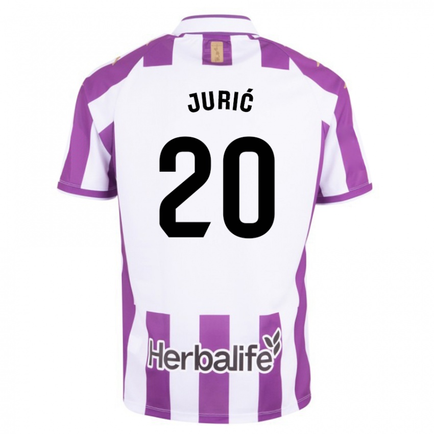 Criança Camisola Stanko Juric #20 Roxo Principal 2023/24 Camisa Brasil